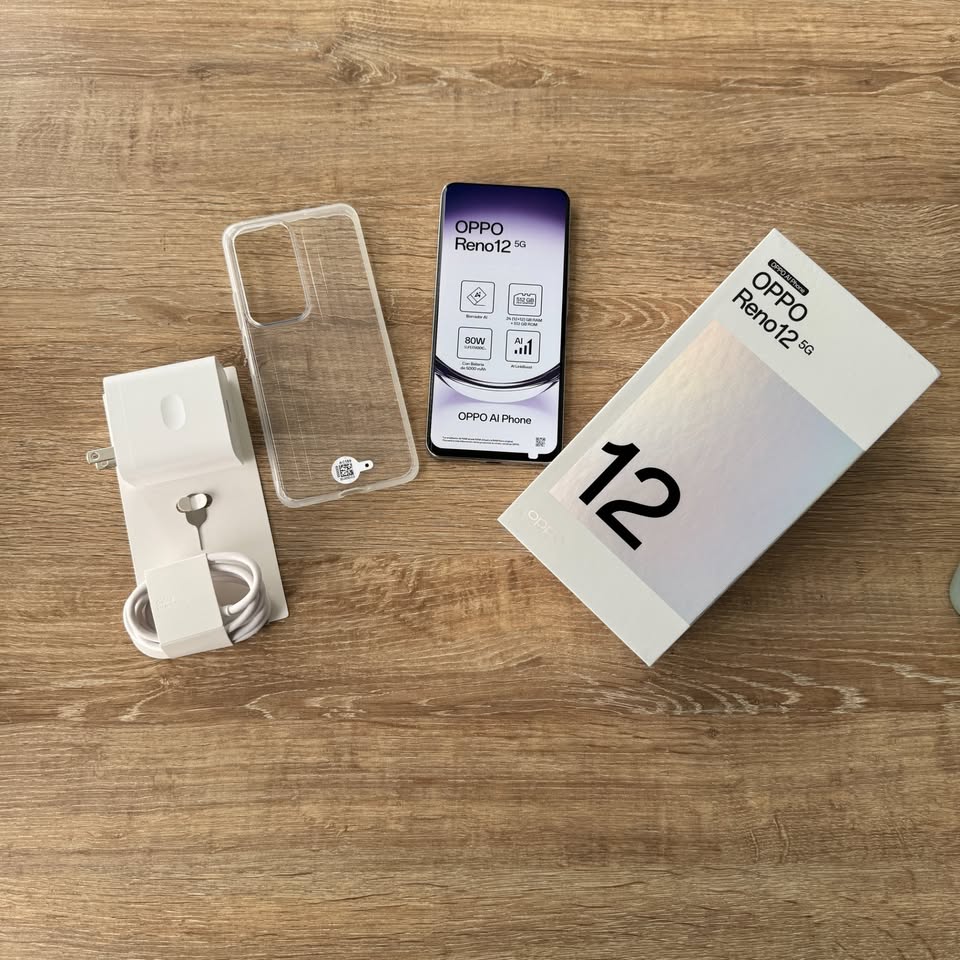 OPPO Reno 12 – 512GB Almacenamiento, 24GB RAM – Gris – Open Box - Image 2